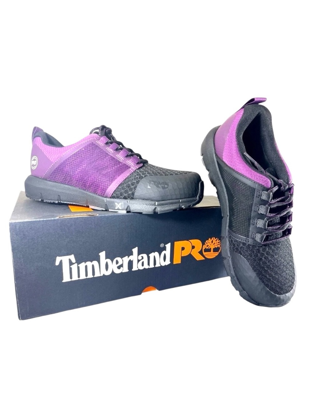 Timberland Purple Pro Radius Women's Composite Safety Toe Work Shoes Size 9 M